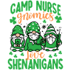 Camp Nurse Gnomies Saint-Patrick