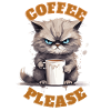 Coffee Please Cat