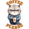 Coffee Please Cat