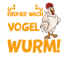 Vogel Wurm Morgenmuffel