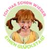 Pippi Langstrømpe har en lykkedag