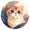 Scottish fold-eared cat