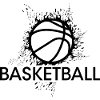 Basketball Blast Streetball Illustration Logo