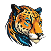 Portrait de guépard