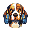 Portrait de chien Beagle