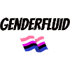 T-shirt drapeau genderfluid