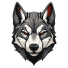 Husky Dog Portrait