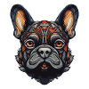 French Bulldog Dog Portrait