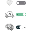 SMARTPHONE-SYMBOL MIT MOBILER TASTE