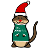 Christmas Time Otter