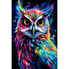 Psychedelische Eule