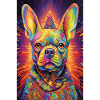 Psychedelischer Hund