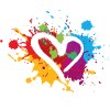 herz,bunt,klecks,farbklecks,love is love