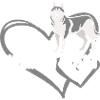 Siberian Husky Heart