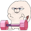 Funny Gym Bunny