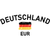 German Flag Brush Stroke