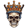 Skull King Crown
