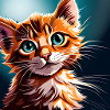Cute Adorable Furry Cat