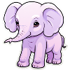 Bébé éléphant Kawaii