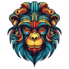 Monkey Portrait