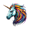 Einhorn Portrait