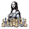 Mona im Schachklub Nr. 2