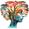 Optical Illusion Head-Tree