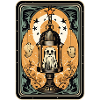 Geist in einem Käfig Tarot Käfig