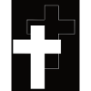 Jesus Cross - Black & White