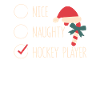 Cute naughty hockey player Christmas