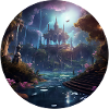 Mystical celestial world