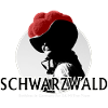 Schwarzwald Retro Silhouette