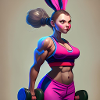 Gym bunny