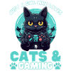 Gamer Girl Cat Cats & Gaming