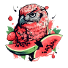 Mila the watermelon buzzard