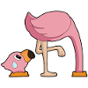 Lustiger Flamingo 