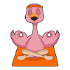 Flamingo Yoga Fitness Meditation