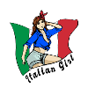 Italian girl flag design