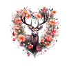 Ersatz Dirndl Hirschgeweih Hirsch