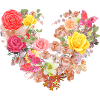 blüte,herz,blumenherz,blumen,rot