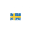Distressed Sweden Flag Art