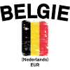 Belgian Brush Flag Distressed