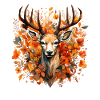 Replacement dirndl deer antlers deer