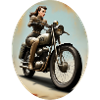 Motorcycle bride