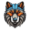 Husky Dog Portrait