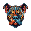 Portrait de chien bouledogue