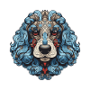 Poodle Dog Portrait