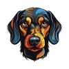 Dachshund Dog Portrait Dachshund