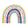 boho rainbow bunt