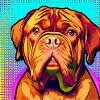 Bordeauxdogge Pop Art